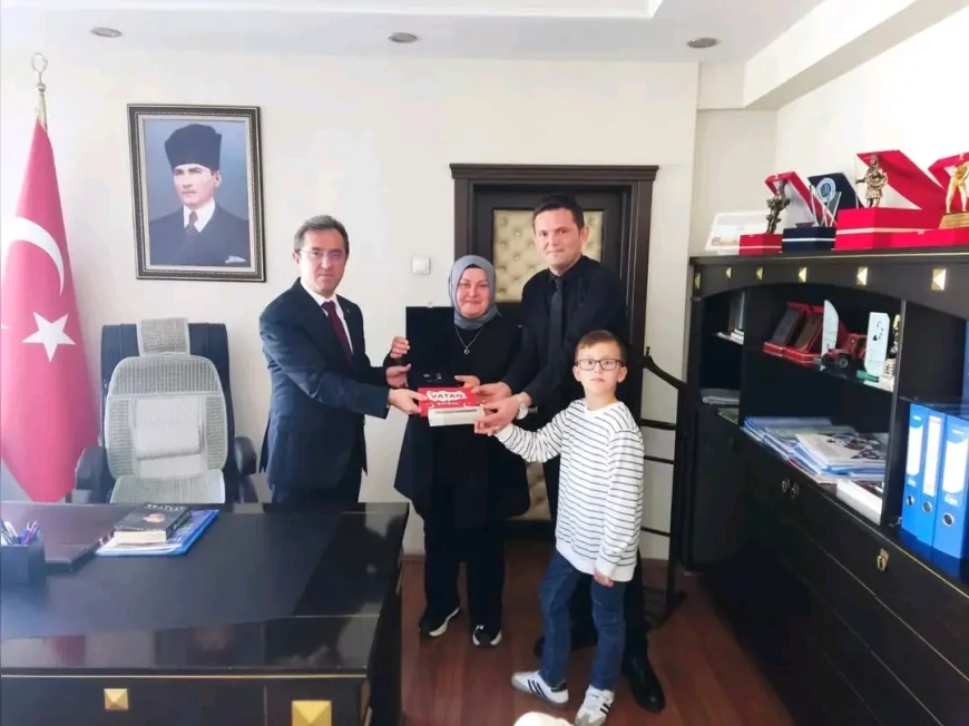 Terme’nin ilk kadın pide ustası Çiler Kul'dan  Kaymakam Maytalman'a iade-i ziyaret