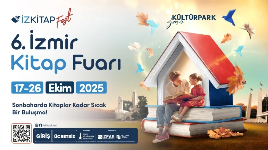 İzmir, ekim ayında iki büyük edebiyat buluşmasına ev sahipliği yapacak: İZKİTAP ve 9. İzmir Uluslararası Edebiyat Festivali başlıyor