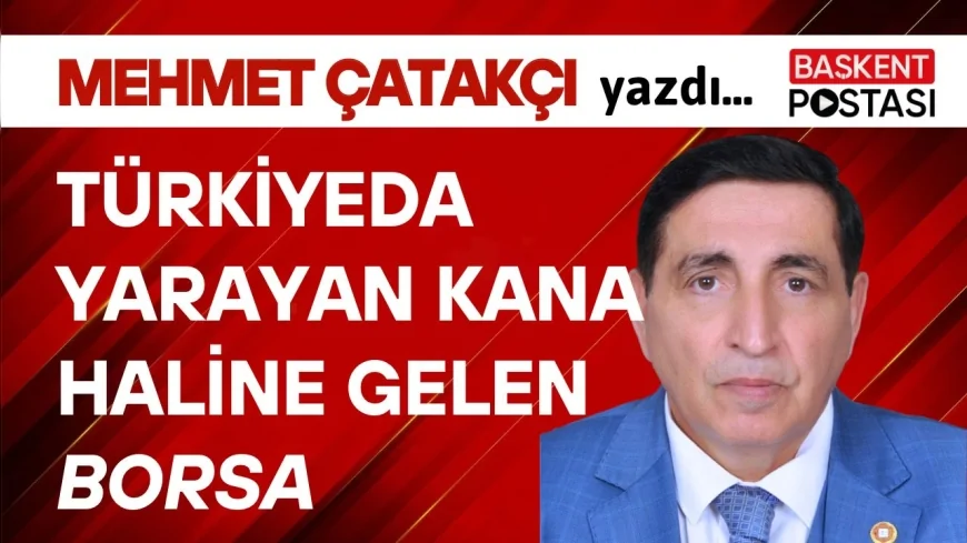 Türki̇yede Yarayan Kana Hali̇ne Gelen Borsa