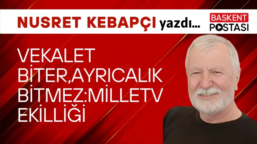 Vekalet Biter, Ayrıcalık Bitmez:Milletvekilliği