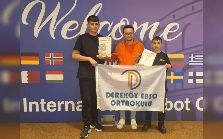 İzmir Bergama Dereköy EBSO Ortaokulu Roma’daki Fibonacci Dünya Şampiyonası’nda İki Kategoride Dünya İkinciliği Elde Etti