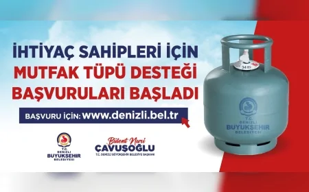 Denizli Büyükşehir Belediyesi 12 Kiloluk Tüp Desteğiyle Doğalgazsız Mahallelerde Artan Mutfak Maliyetlerine Karşı Güçlü Destek Sağlıyor
