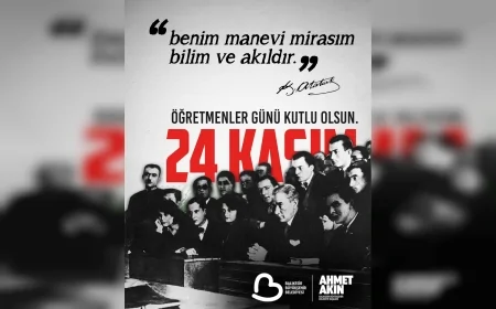 Balıkesir Büyükşehir Belediye Başkanı Ahmet Akın: “Hür ve bağımsız Türkiye’nin mimarı öğretmenlerdir”