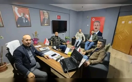 Büyük Birlik Partisi Terme İlçe Teşkilatı Samsun İl Kongresi Öncesi İstişare Toplantısında Bir Araya Geldi