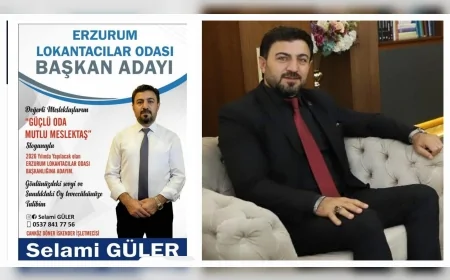 Erzurum Lokantacılar Odası Başkan Adayı Selami Güler’in Mesleki Geçmişi ve Esnaf Odaklı Çalışmaları Öne Çıkıyor