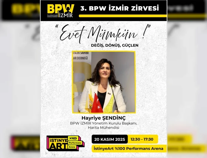 BPW İzmir Zirvesi 2025 İstinye Art Pervasız Sahne’de Kadınların Ekonomik Güçlenmesi İçin “Evet Mümkün” Temasıyla Başlıyor
