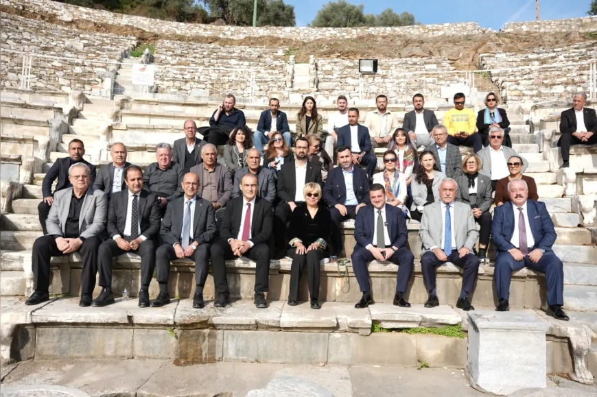 İzmir Ticaret Borsası Metropolis Antik Kenti’nde Sezonu Açtı: Başkan Övünç Demir “Metropolis Zeytinyağı ile Dünyaya Açılacağız”