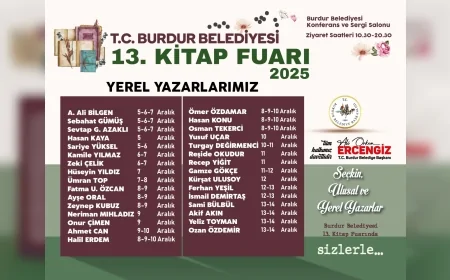 Burdur Belediyesi 13 Kitap Fuarını Açıyor Başkan Ali Orkun Ercengiz Edebiyatın Büyülü Dünyasına Davet Ediyoruz Dedi