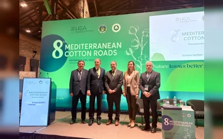 Akdeniz Pamuk Yolu Selanik’te Sektörü Buluşturdu: İzmir Ticaret Borsası Sürdürülebilir Pamuk Vizyonunu Uluslararası Platformda Anlattı