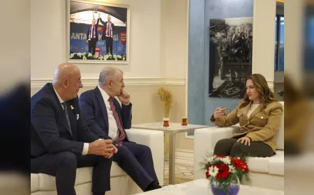 Zafer Partisi Genel Başkanı Ümit Özdağ Antalya’da Başkan Vekili Büşra Özdemir’i Ziyaret Etti: “Tutuklu Yargılama Siyasi İnfaza Dönüştü”