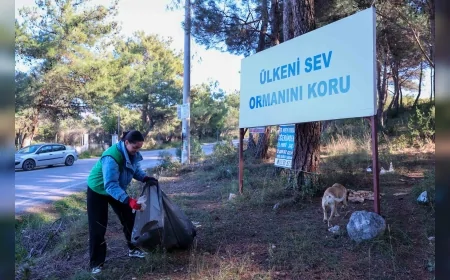 Buca Belediyesi Kaynaklar’da Doğa Temizliği Yaptı: Başkan Görkem Duman’dan Orman Vurgusu