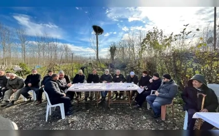 Terme Korganlılar Derneği Başkanı Rıza Evce: “Babam ve vefat edenlerimiz için baba ocağında Kur’an ve mevlid okutuldu”