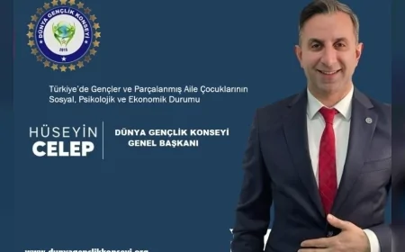 Dünya Gençlik Konseyi Genel Başkanı Hüseyin Celep: “Parçalanmış Ailelerin Çocukları Toplumun Görmezden Gelinen Gerçeğidir”