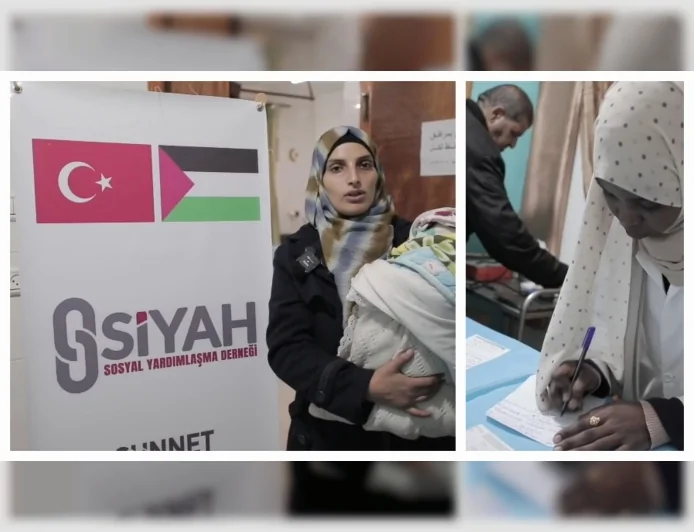 Siyah Sosyal Yardımlaşma Derneği Gazze İçin 200 Çocukluk Sünnet Organizasyonu Gerçekleştirdi