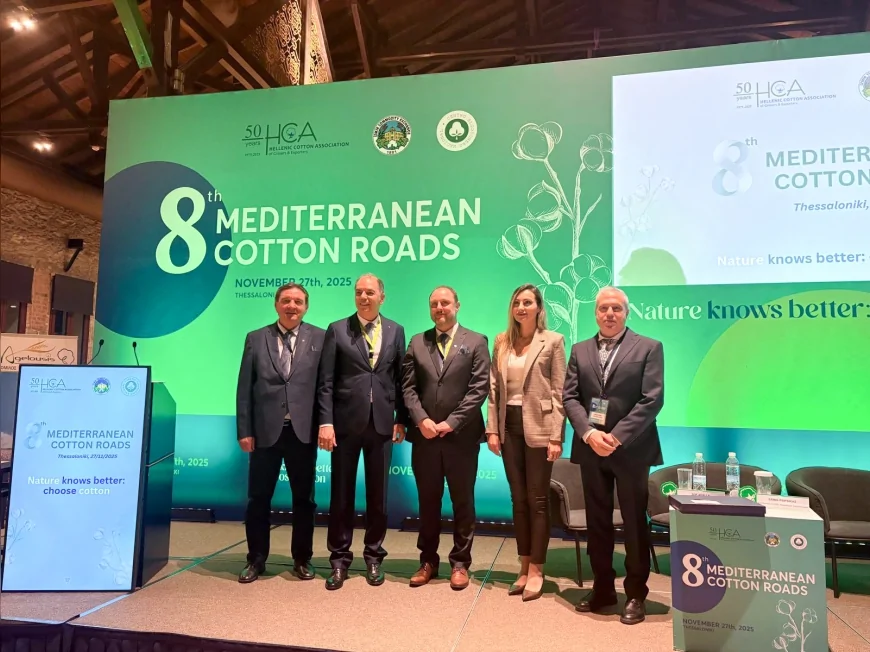 Akdeniz Pamuk Yolu Selanik’te Sektörü Buluşturdu: İzmir Ticaret Borsası Sürdürülebilir Pamuk Vizyonunu Uluslararası Platformda Anlattı