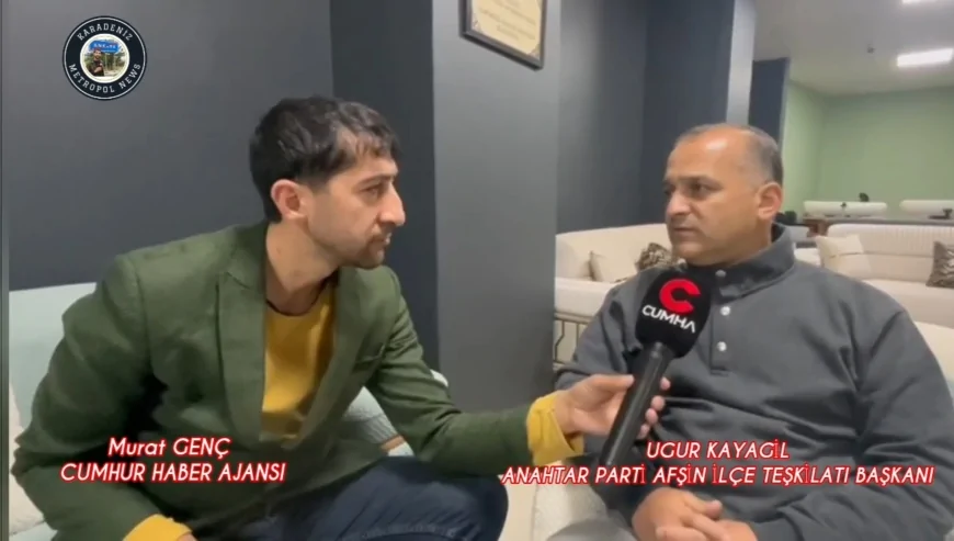 Anahtar Partisi Afşin İlçe Başkanı Uğur Kayagil: “Afşin’in genelinde çözüm bekleyen başlıkları kapsamlı şekilde ele alıyoruz”
