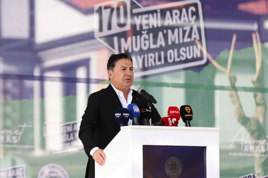 Muğla Büyükşehir Belediye Başkanı Ahmet Aras: “170 Yeni Araçla Tüm İlçelerde Daha Hızlı ve Etkili