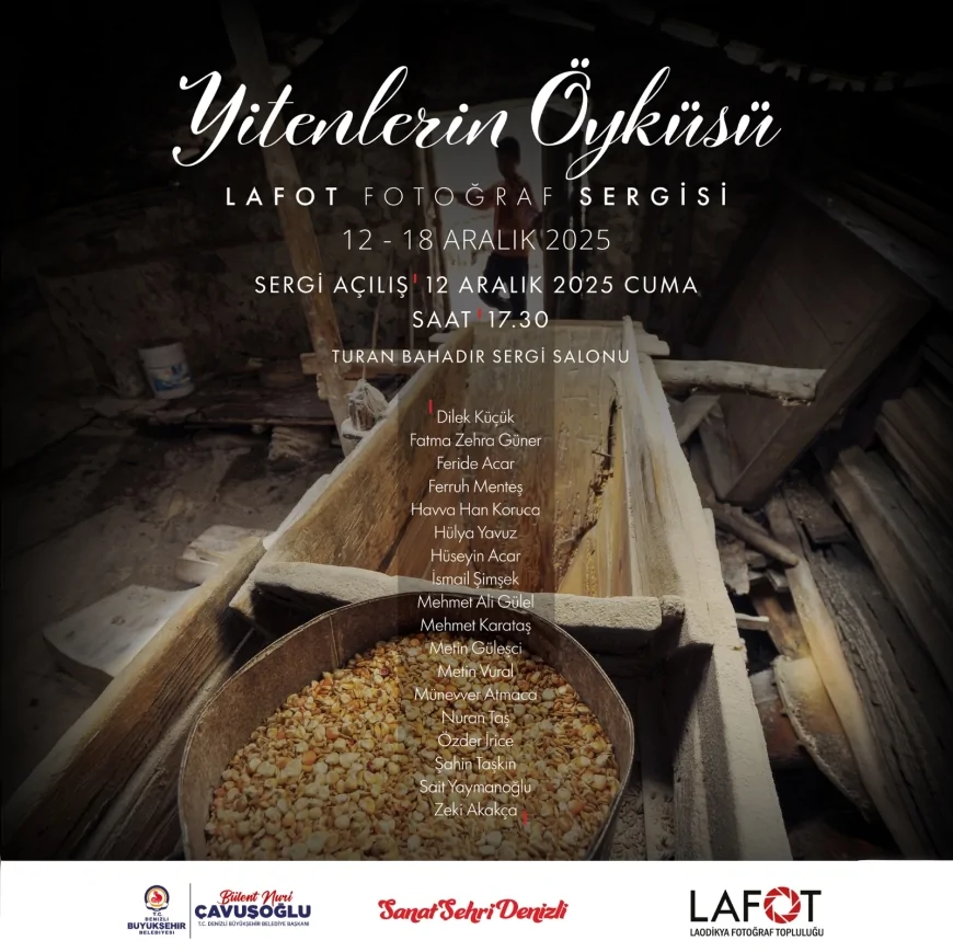 Denizli’de Kaybolan Zanaatların İzini Süren “Yitenlerin Öyküsü” Fotoğraf Sergisi 12 Aralık’ta Turan Bahadır Sergi Salonu’nda Açılıyor