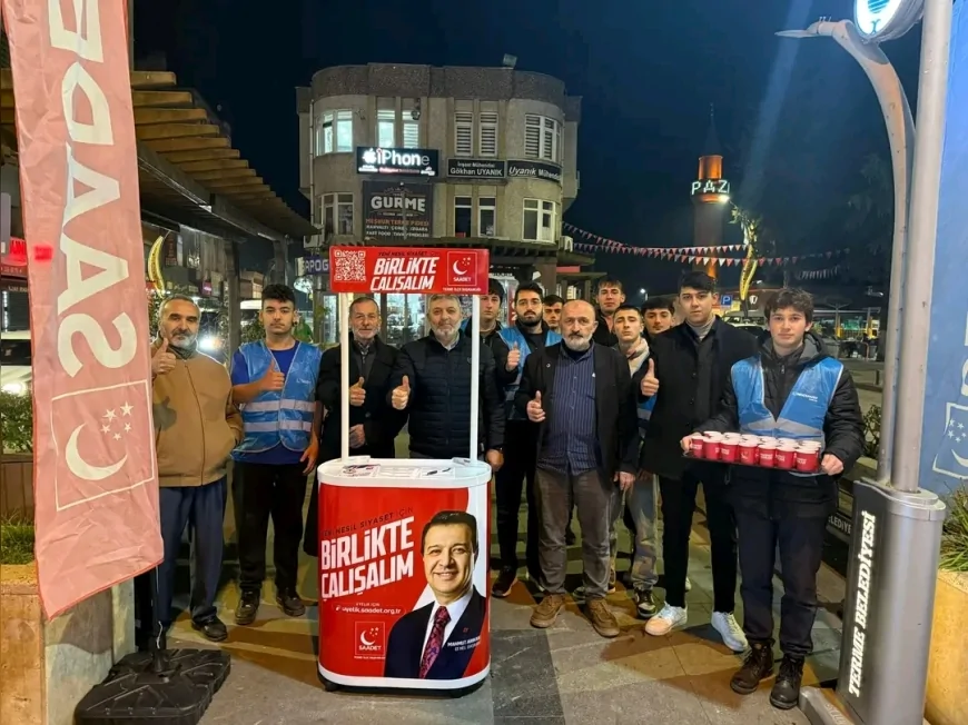 Saadet Partisi Terme İlçe Başkanlığı’ndan Gençlik Kolları Etkinliğine Destek: “İmanlı ve Ahlaklı Gençlikle Geleceğe Bakıyoruz”