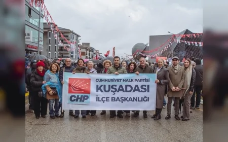 Kuşadası Belediye Başkanı Ömer Günel Denizli’deki CHP mitinginde: “Milletin iradesine sahip çıkmaya kararlıyız”