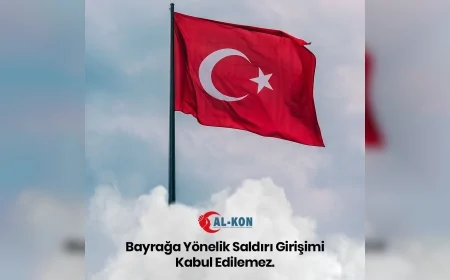 ALKON’dan Kamuoyuna Açıklama: “Bayrağa Yönelik Saldırı Girişimi Kabul Edilemez”