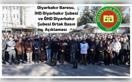 Diyarbakır’daki Hukuk Örgütlerinden Basın Açıklaması: “Sivillere Yönelik Saldırılar Karşısında Sessiz Kalınmamalı”