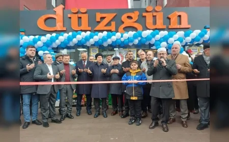 Düzgün Marketler 25’nci Şubesini Erzurum Yıldızkent’te Törenle Hizmete Açtı