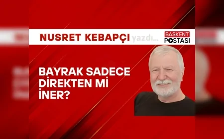 Bayrak Sadece Direkten mi İner?