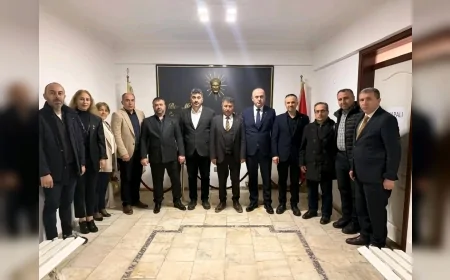 Milliyetçi Hareket Partisi Terme İlçe Başkanı Ercan Kaya’dan Terme Esnaf ve Sanatkârlar Odası’na hayırlı olsun ziyareti