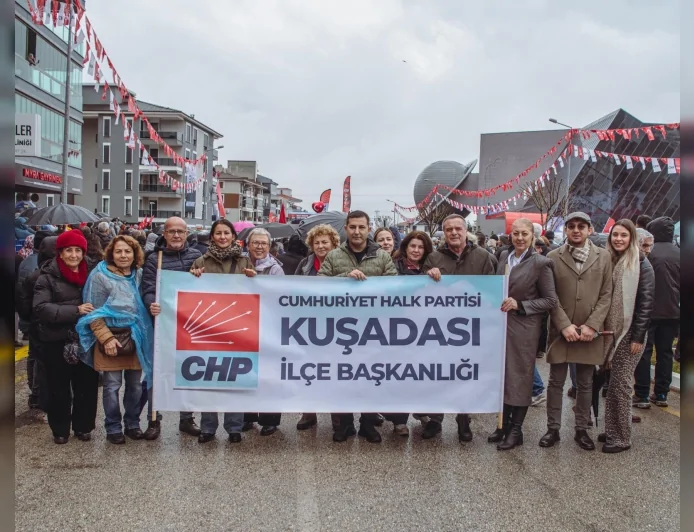 Kuşadası Belediye Başkanı Ömer Günel Denizli’deki CHP mitinginde: “Milletin iradesine sahip çıkmaya kararlıyız”