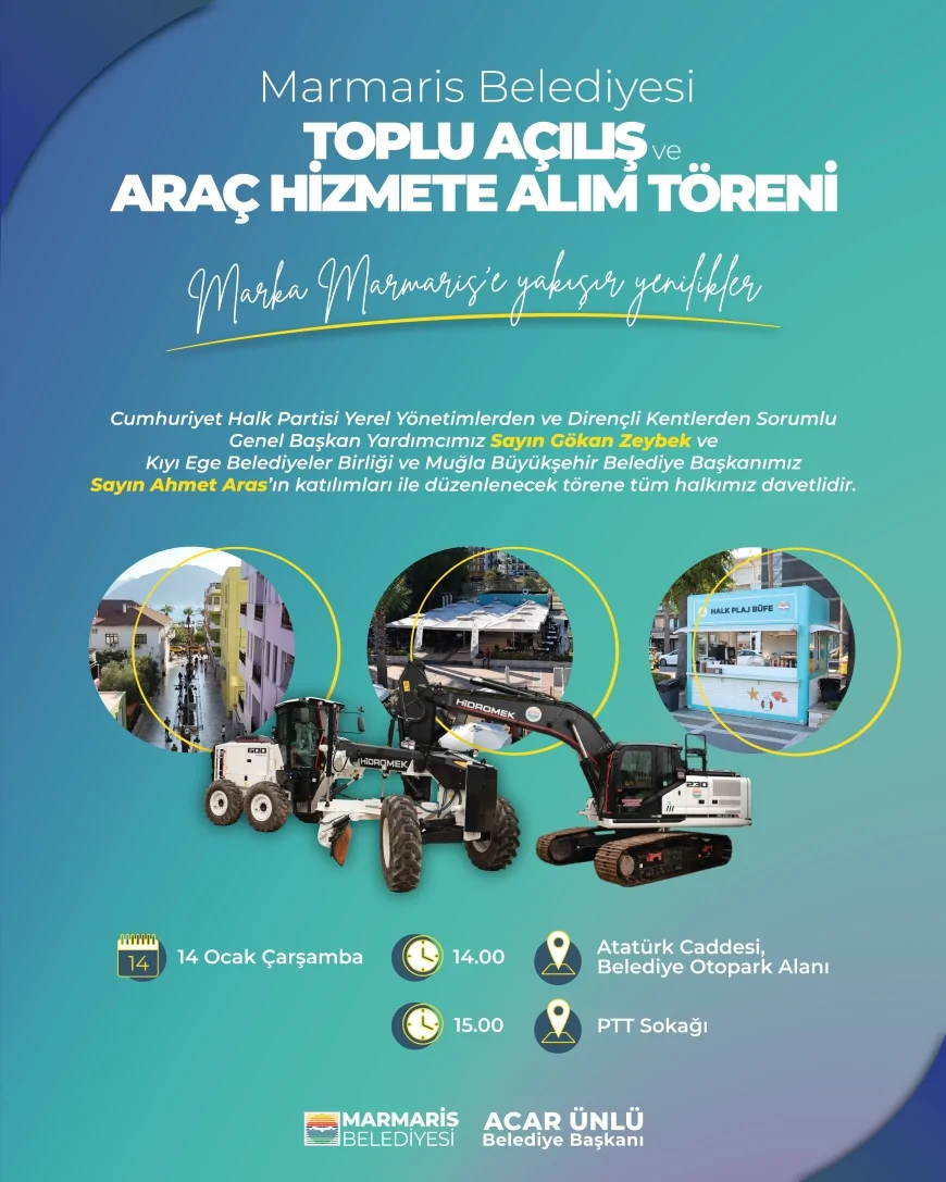 “Marmaris’e Daha Güçlü Altyapı”