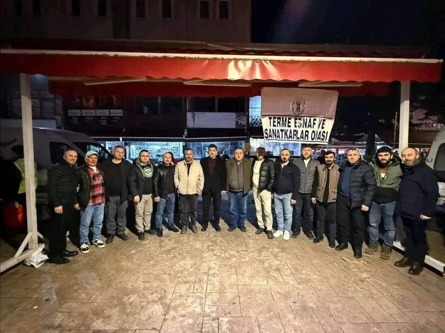 Terme’de Miraç Kandili’nde Esnaflar İçin Düzenlenen Kur’an ve Mevlid Programına Yoğun Katılım Sağlandı