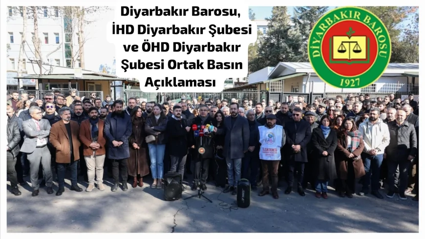Diyarbakır’daki Hukuk Örgütlerinden Basın Açıklaması: “Sivillere Yönelik Saldırılar Karşısında Sessiz Kalınmamalı”