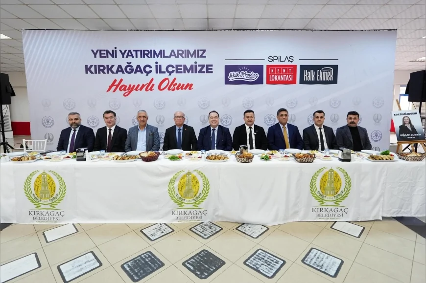 Manisa Büyükşehir Belediye Başkanı Besim Dutlulu Kırkağaç’ta muhtarlar ve STK’larla bir araya geldi: “Yol sorununu adım adım çözüyoruz”