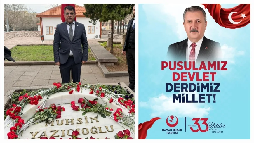 Büyük Birlik Partisi Diyarbakır İl Başkanı Mehmet Çiçek: “33 yıllık onurlu mücadeleyi gururla selamlıyoruz”