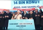 Cumhurbaşkanı Yardımcısı Cevdet Yılmaz Gaziantep’te 14 Bin Konut Projesinde Güneyşehir’de 4 Binci Hak Sahibini Belirledi