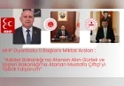 MHP Diyarbakır İl Başkanı Miktat Arslan: “Adalet Bakanlığı’na Atanan Akın Gürlek ve İçişleri Bakanlığı’na Atanan Mustafa Çiftçi’yi Tebrik Ediyorum”