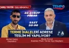 Anahtar Parti Terme İlçe Başkanı Musa Kurun: “Terme’deki İhaleleri 22 Şubat’ta Canlı Yayında Değerlendireceğiz”