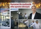 Samsun Terme Mescitli Mahallesi Muhtarlık ofisimizi aşevine dönüştü