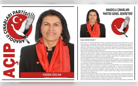 Temiz Siyaset Sloganıyla Yola Çıkan Faden Özcan: “Toplumsal Sorumluluğu Siyasete Taşıyorum”