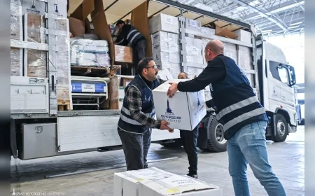 İzmir Büyükşehir Belediyesi 6 Şubat depremlerinin üçüncü yılında Hatay’a umut ve dayanışma taşıdı