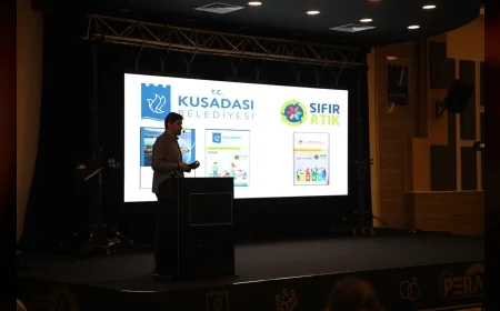 Kuşadası Belediyesi’nden çevre için yeni adım: “Dönüşüm Evde, Gelecek Ege’de” projesi başlatıldı