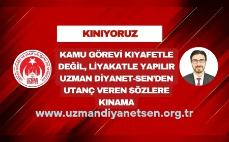 UZMAN DİYANET-SEN Genel Başkanı Ramazan Çelik: “Kılık kıyafet üzerinden yapılan saldırı toplumsal ahlakı hedef almıştır”