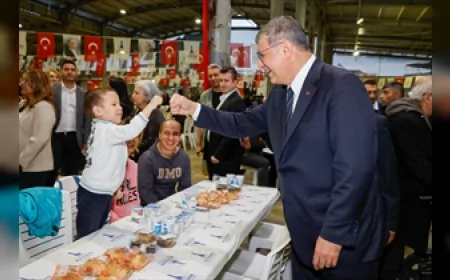 İzmir Büyükşehir Belediyesi 30 İlçede İftar Sofrası Kuracak: “Bereket Hem Sofralara Hem Meydanlara Yayılacak”