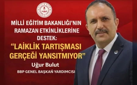BBP Genel Başkan Yardımcısı Uğur Bulut: “Ramazan etkinlikleri milletimizin değerleriyle uyumlu bir adımdır”