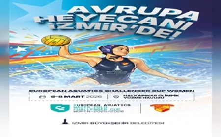İzmir Büyükşehir Belediyesi Spor Kulübü Avrupa Kadınlar Sutopu Challenger Kupası İzmir Etabı’nda üçüncü şampiyonluk için havuza in