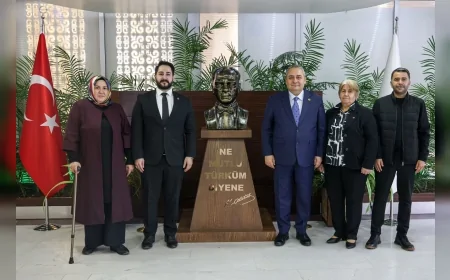 Keçiören Belediye Başkanı Dr. Mesut Özarslan Türkiye Gelişim ve Gençlik Vakfı Yönetimini Ağırladı