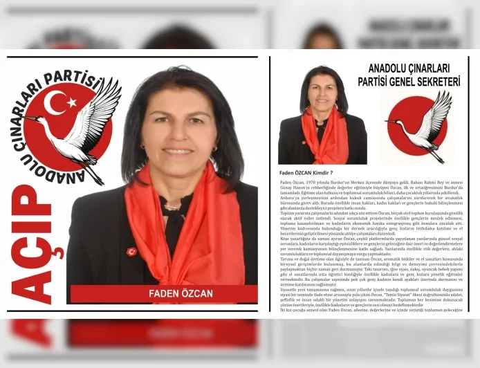 Temiz Siyaset Sloganıyla Yola Çıkan Faden Özcan: “Toplumsal Sorumluluğu Siyasete Taşıyorum”