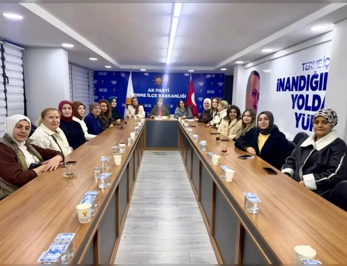 AK Parti Terme İlçe Kadın Kolları Başkanı Emine Durucu: “Birlik ve dayanışma ruhuyla hedeflerimizi belirledik”