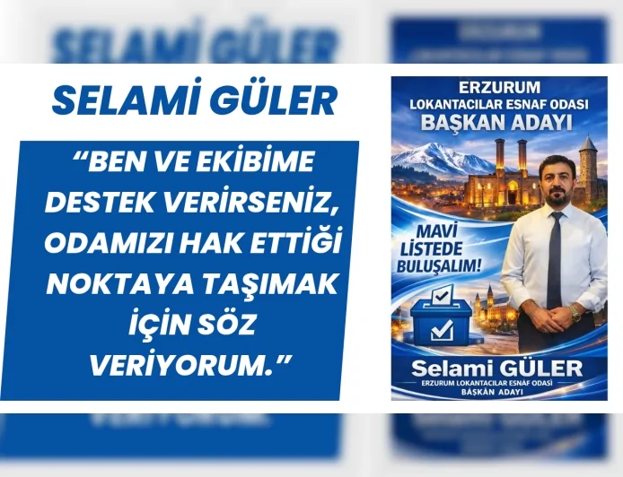 Lokanta Sektöründe Değişim Çağrısı: Başkan Adayı Selami Güler’den “Ben Değil Biz” Vurgusu